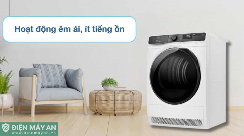 Máy Sấy Bơm Nhiệt Electrolux UltimateCare 8 Kg EDH803J5WC